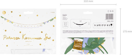 PartyDeco Банер за Парти в Златист цвят 1бр 300бр GRL99
