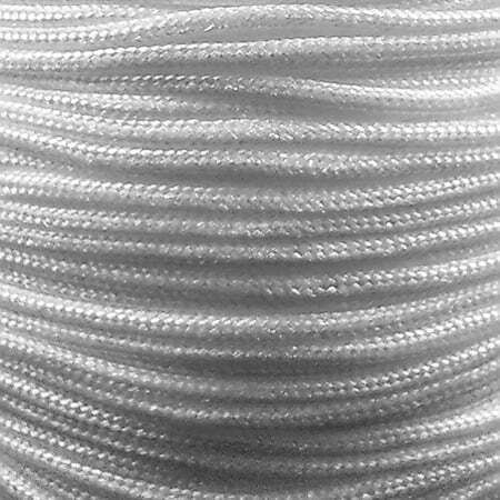 Synthetic Braided Macrame White 1mm 50m