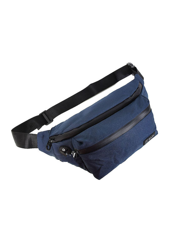Herren Bum Bag Taille Blau