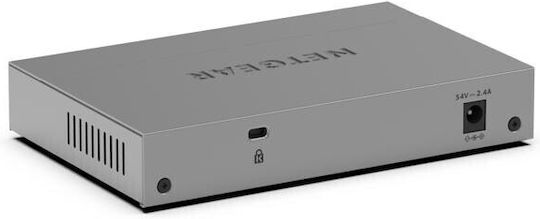 NetGear GS108EP-100EUS Managed L2 PoE Switch με 8 Θύρες Gigabit (1Gbps) Ethernet