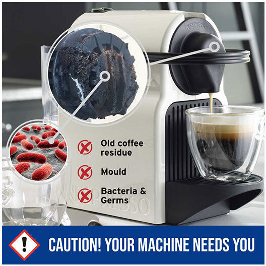 Nespresso Machine Cleaning Kit 5caps Getcoffee 2x Cafffenu 200ml Descalers