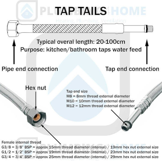 Invena Spiral Hose 20.32cm