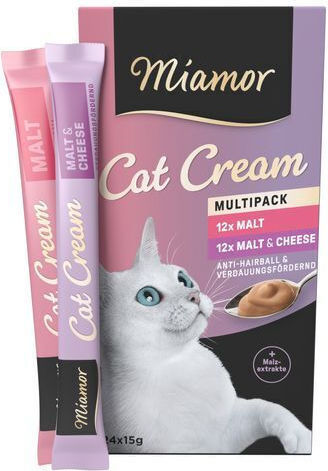 Miamor Cream Malt Cat Treats with Cheese for Adult Cats 15g