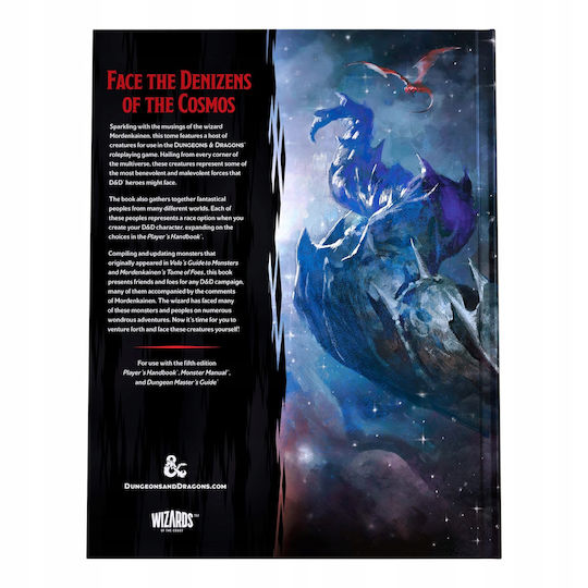 Wizards of the Coast Dungeons & Dragons Mordenkainen Presents Monsters of the Multiverse Guidebook 5th Ed
