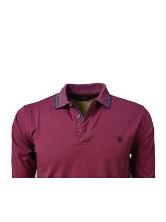 Polo Bluse burgundy