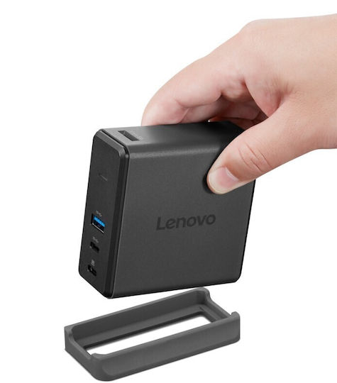 Lenovo Gan Powered X9 USB-C Docking Station με HDMI 4K PD Μαύρο