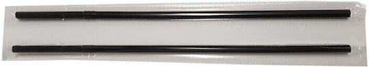 Schwarze flexible Strohhalme 240mm 1000 Stück