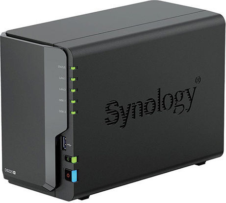 Synology DiskStation DS225+ NAS Tower με 2 θέσεις για HDD/SSD και 2 θύρες Ethernet