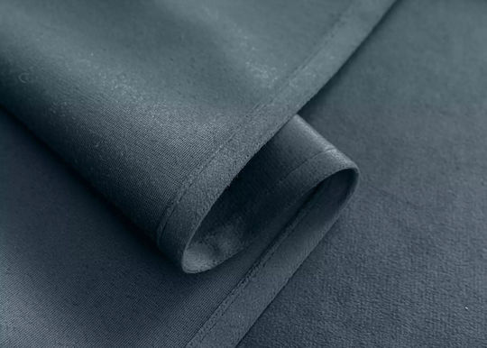 Cotton Market Завеса Затъмнение с Копчета Син 140x250бр