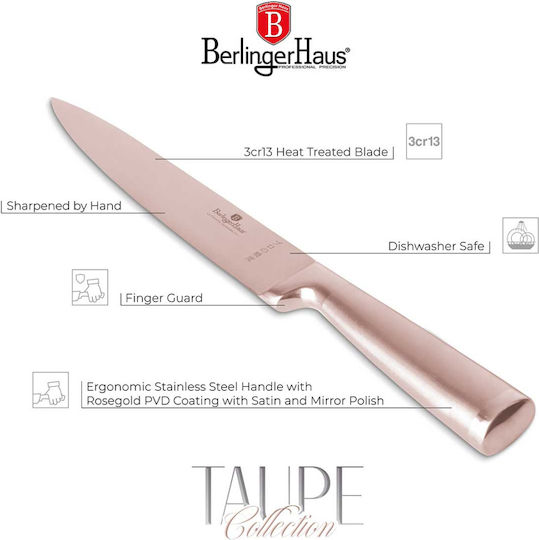 Berlinger Haus Rose Messer Für Filet Aus Rostfreiem Stahl 22cm