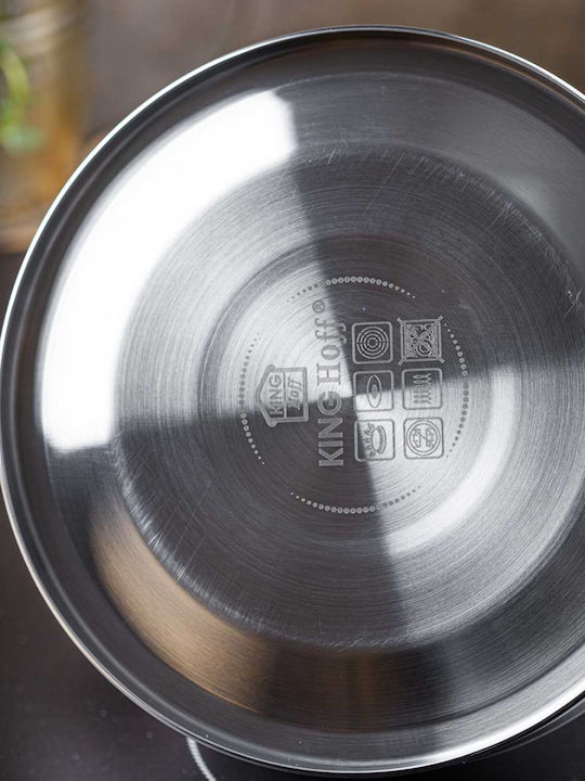 KING Hoff Retro Βραστήρας Ανοξείδωτος Λευκή 1800ml