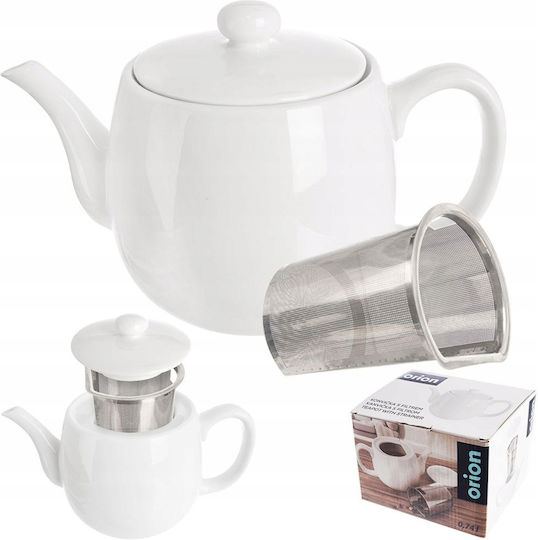 Orion Teekanne Porzellan Braun 700ml