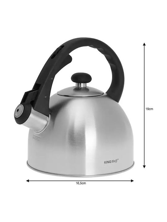 KING Hoff Classic Wasserkocher Edelstahl Gray 2000ml