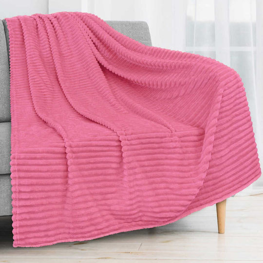 Cotton Market Одеяло Флийс Единично 170x210см. Powder Pink