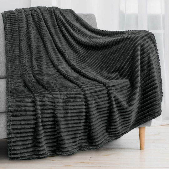 Cotton Market Одеяло Флийс Единично 170x210см. Сив