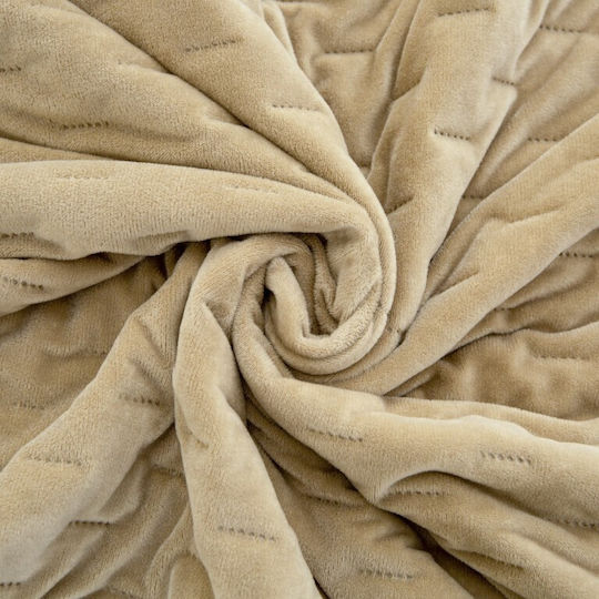 Cotton Market Pătură Single 170x210cm Bej