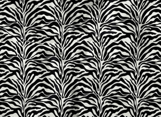Cotton Market Set Pătură Simplă 160x200 cm Zebra