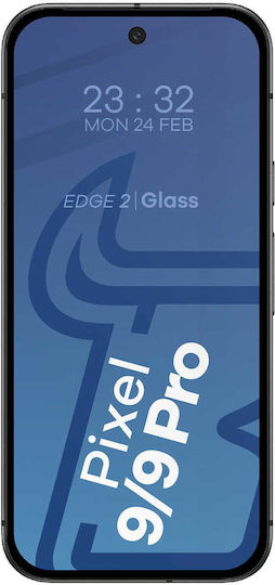 Bizon Glass Edge 2 Tempered Glass Google Pixel 9 9 Pro Black Frame