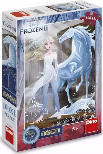 Kids Puzzle Frozen II Neon for 5+ Years 100pcs Dino