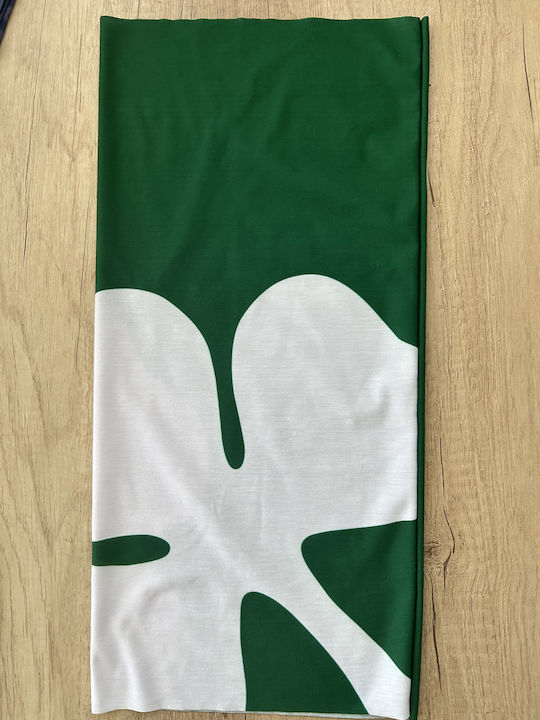 Panathinaikos Clover Athletic Neck Warmer Green