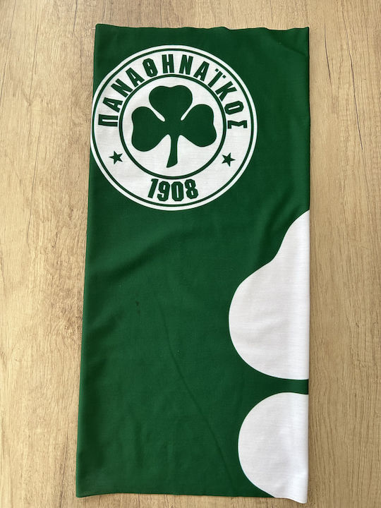 Panathinaikos Clover Athletic Neck Warmer Green