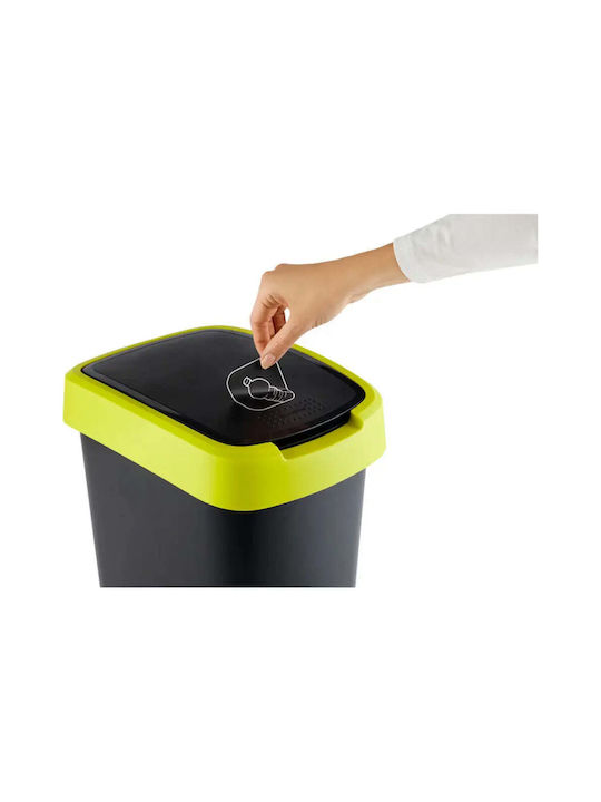 Rotho Babydesign Coș de Gunoi Plastic Negru 25lt 1buc