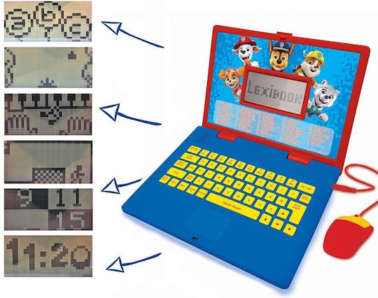 Lexibook Paw Patrol Ηλεκτρονικό Παιδικό Εκπαιδευτικό Laptop/Tablet για 4+ ετών