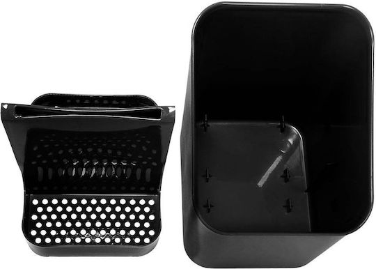 Vilde Plastic Black Cutlery Drainer 14x11x16cm