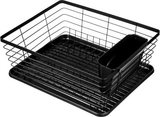 Brunbeste Metallic Black Sink Strainer 36x30x14.5cm