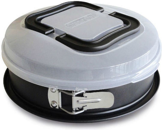 Cake Pan with Carrying Lid Bake Away Diameter 26 X 7.6 Cm