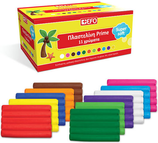 +Efo Knete in Verpackung Prime für 3+ Jahre, 11 Stück