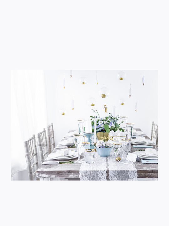 Table Place Cards Branches Gold 9.5x5.5cm 1 Pack 10 Pieces