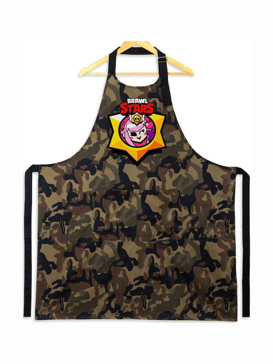 Koupakoupa Brawl Stars Melodie Ποδιά Κουζίνας Γκρι 31.5x20cm KP_30936_apron-army