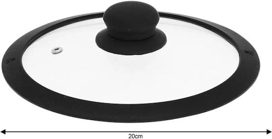 KING Hoff Glass Lid for Pot 20cm KH-1275