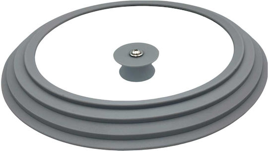 KING Hoff Καπάκι για Τηγάνι και Κατσαρόλα Γυάλινο 28cm KH-1649