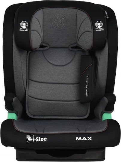 Bebe Stars Max Baby Car Seat i-Size with Isofix Grey