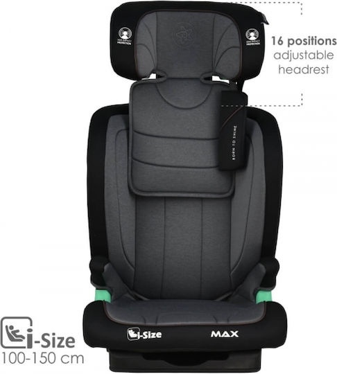 Bebe Stars Max Baby Car Seat i-Size with Isofix Grey