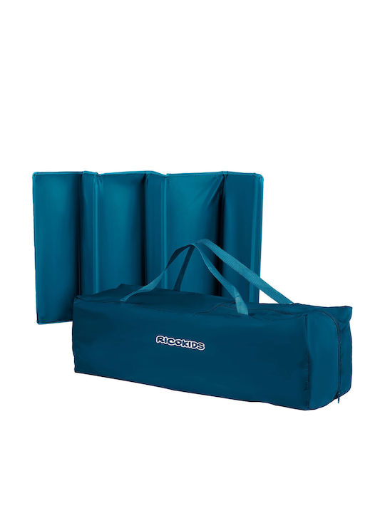 Ricokids Παρκοκρέβατο με Στρώμα Navy Μπλε 65x125cm