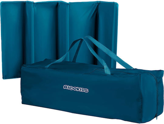 Ricokids Παρκοκρέβατο με Στρώμα Navy Μπλε 65x125cm