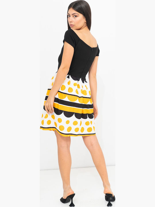 Mini Dress Yellow G-Foremata-053-E11(111)