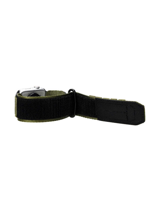 Curea Sporty Bizon Watch Adventure Band Apple Watch 44 45 46 49 Mm Kaki