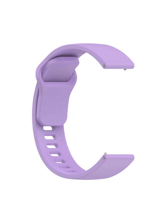 Silicone Tragbare Bänder Smartwatch Bizon Strap Watch Silicone Pro H Quickrelease 22 Mm Lila