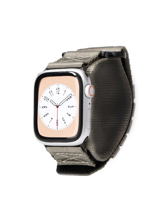 Curea Sport Bizon Pentru Ceas Adventure Apple Watch 38 40 41 42 Mm Gri