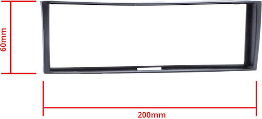 Einparts 2 Din Autoradio-Einbaurahmen Für Renault Clio Modus Megane Scenic 2005-2012