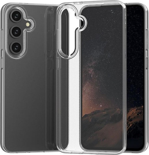 eSTUFF Umschlag Rückseite Silikon Transparent (Galaxy S24 FE)