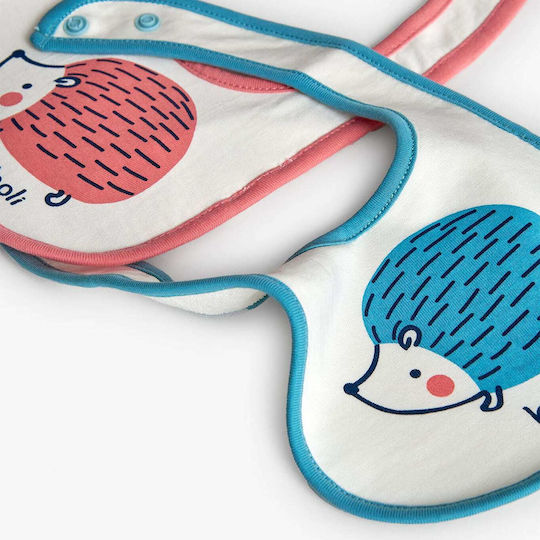 Boboli Bib Fabric White 4pcs