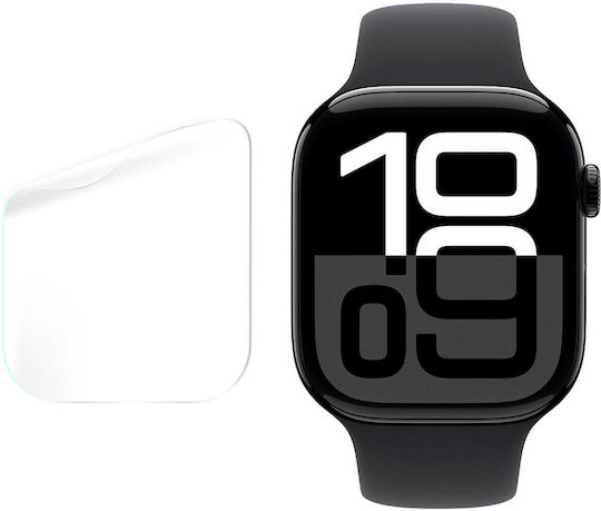 Bizon Стъклен Хидрогелен Протектор За Екран За Часовник Apple Watch 10 46mm 2 Броя