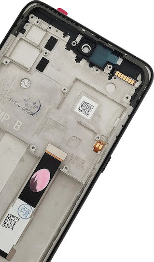 LCD-Display + Touch-Mechanismus Motorola Moto G 5G XT2113 Gebraucht Schwarz Rahmen