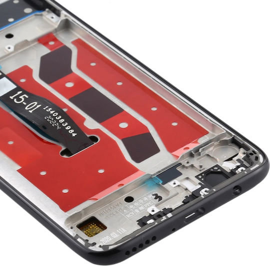 LCD-Display + Touchscreen Huawei P40 Lite Jny-lx1 Gebraucht mit Rahmen Schwarz