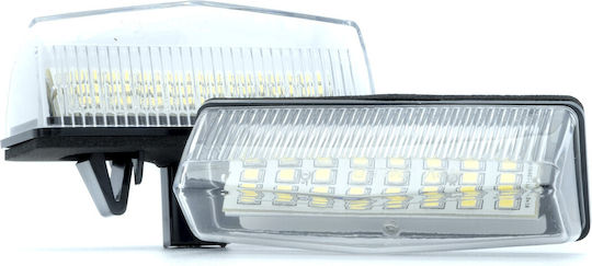 LED Светлини За Регистрационната Табела 6000K Студено Бяло 12V Канбус Тойота Приус Венза Matrix RAV4 C-HR Лексус ЦТ НКС RX И